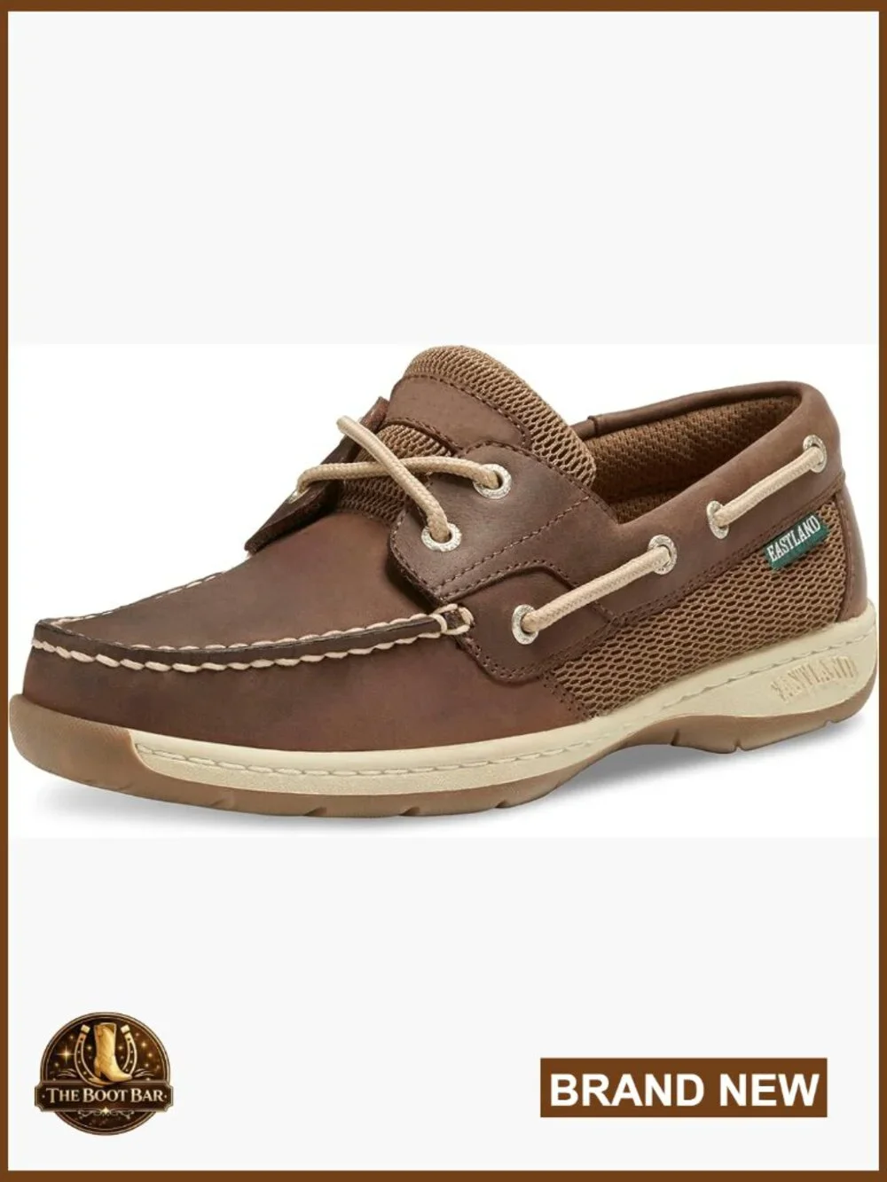 Men's Boat Shoe Lace-Up Oxfords Leather Cushioned Insole Round Toe Casual